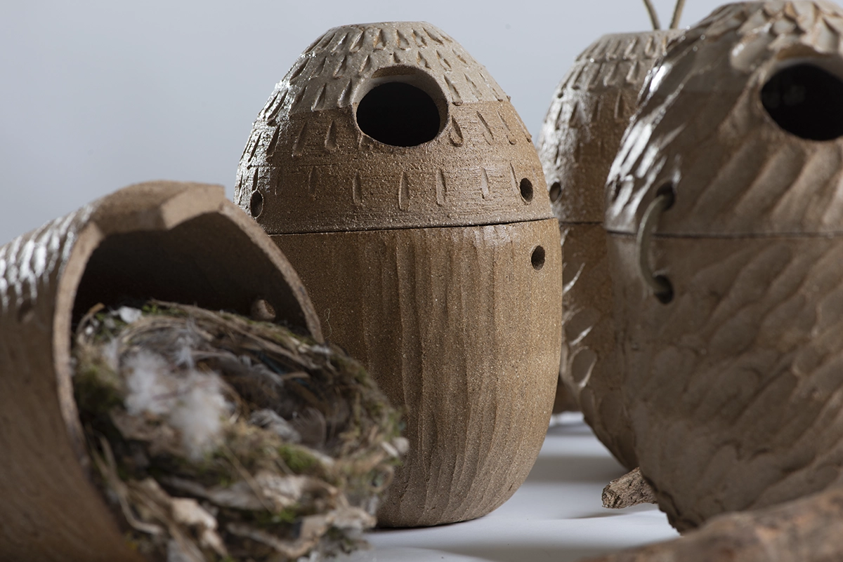 Refuges à oiseaux : céramique Refuges à oiseaux : céramique