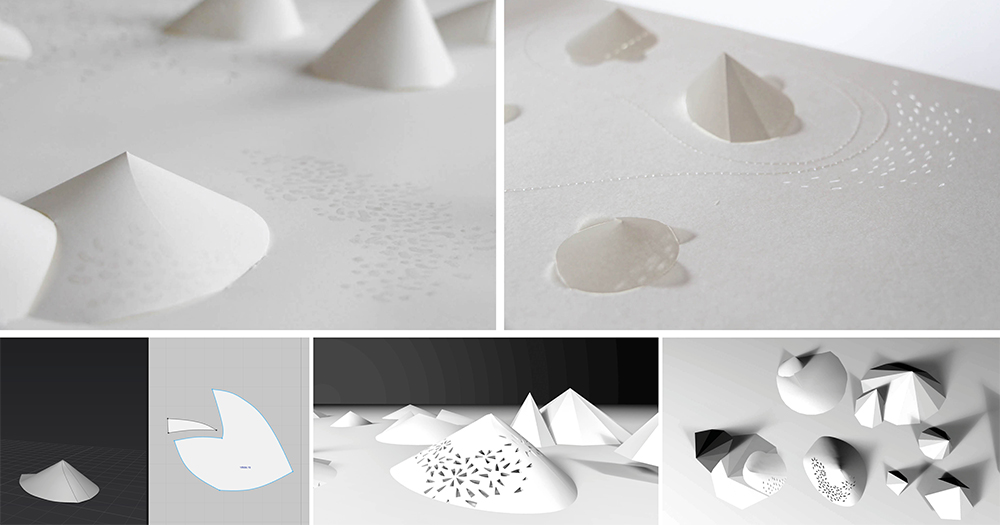 Textile : paysages de papier 