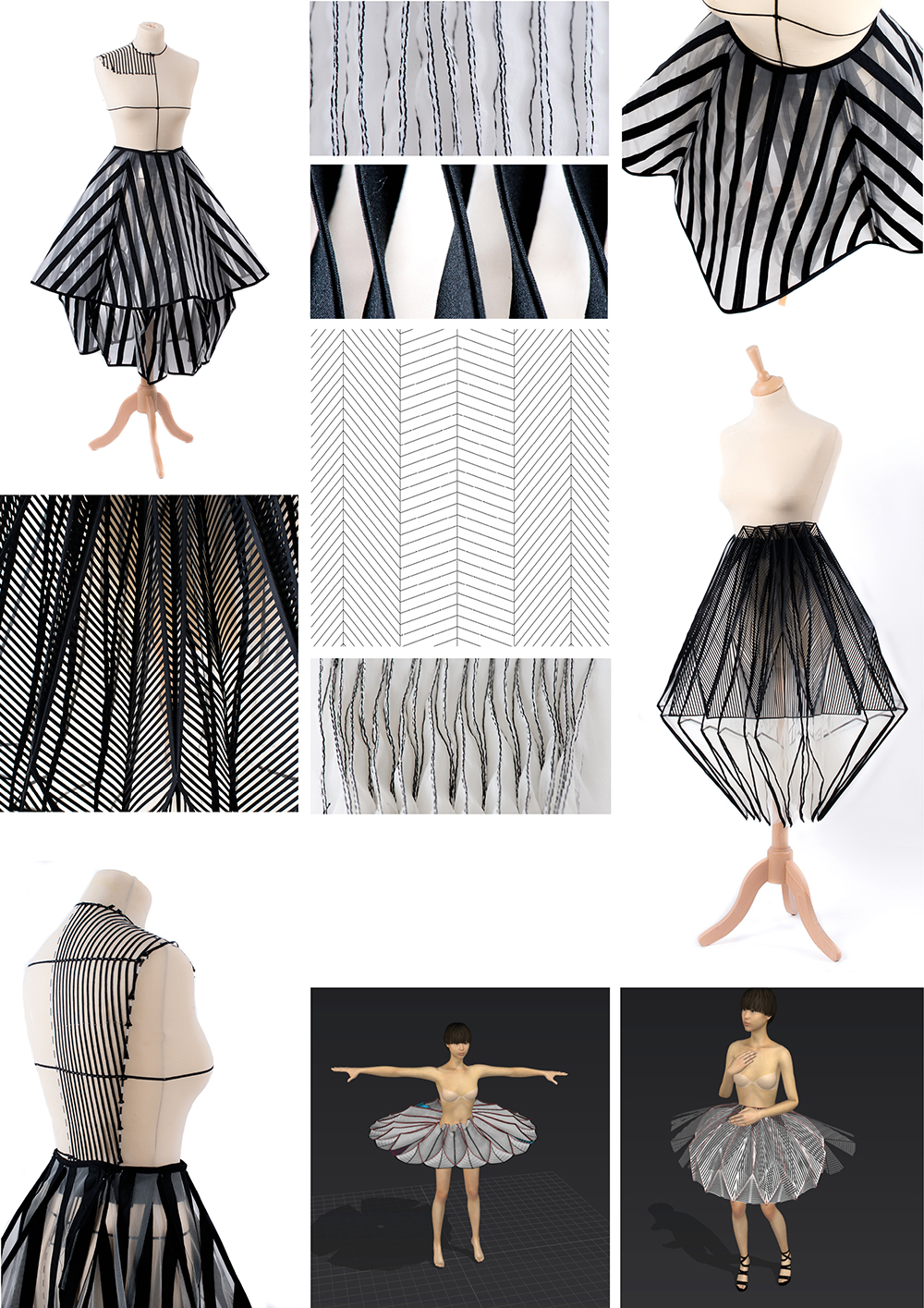Textile : motifs et trames