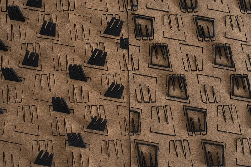 DMA 2017 - TextileFranco-afro-remix : des paysages textiles nés de formes traditionnelles.