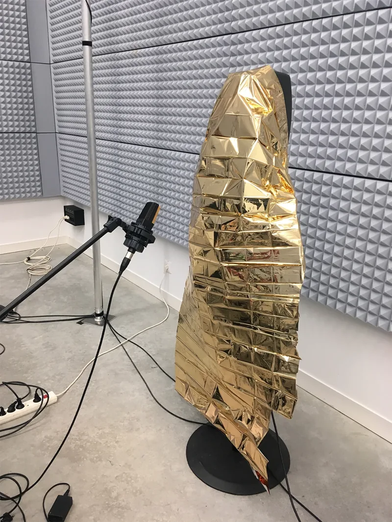 DMA 2019 - TextileMatrices sonores : une partition textile et numérique qui devient sonore.