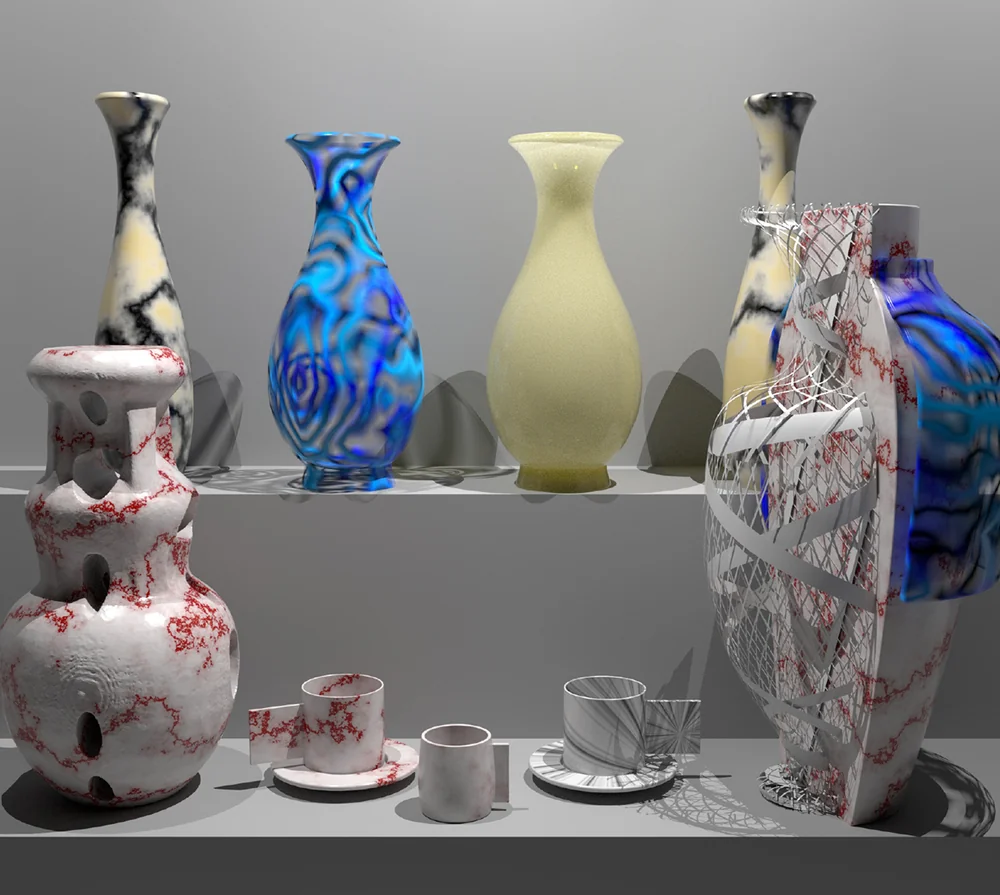 Recherches et process en volume céramique et textile - DNMADe 2021