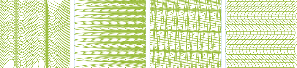 Textile : tissage numérique : trames de tissages Textile : tissage numérique