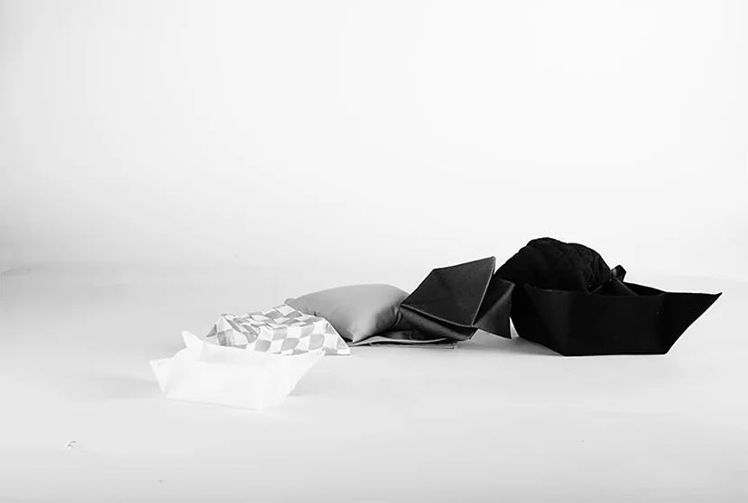 Modulab : collection de modules cubiques en textile