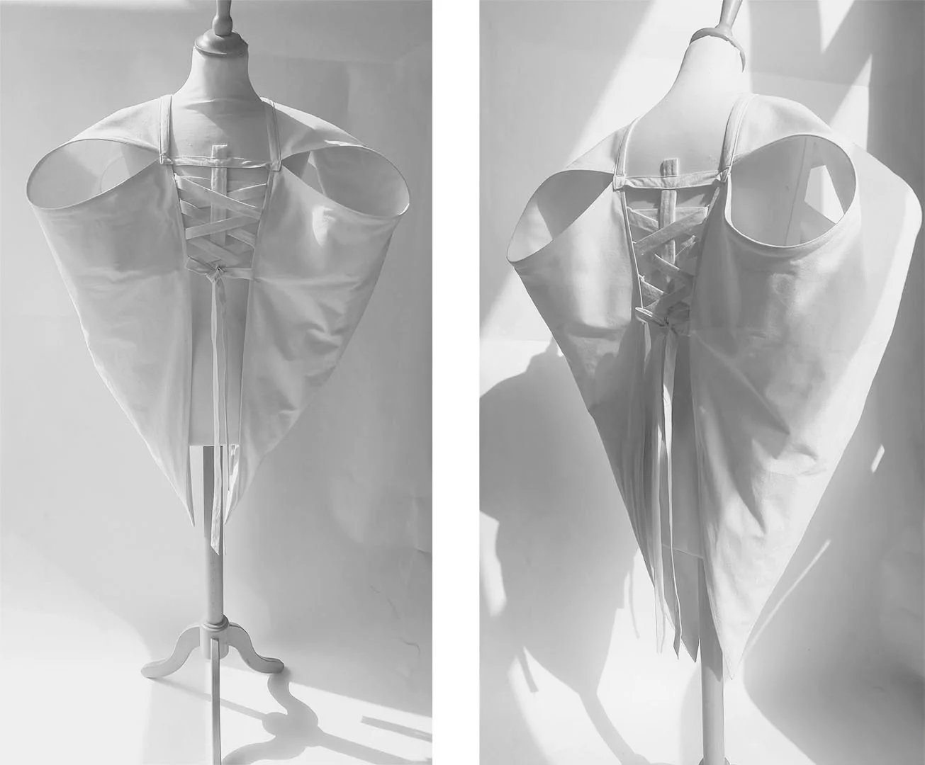 Clinique vestimentaire du tablier : maquettes et réalisation textile