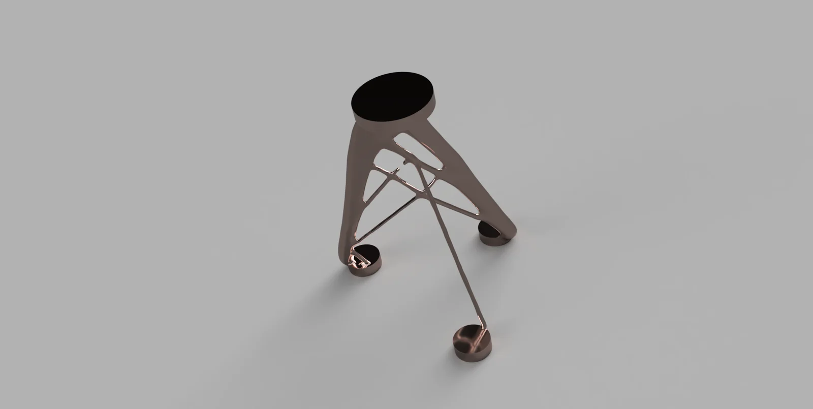 Design génératif : tabouret, autre vue