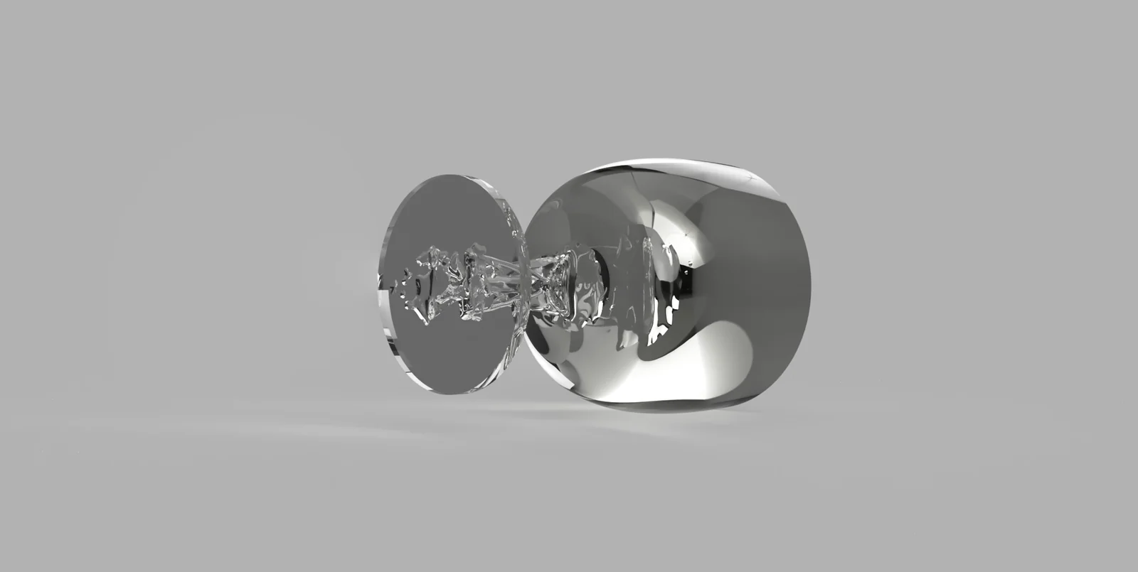 Design génératif : verre, détail du pied