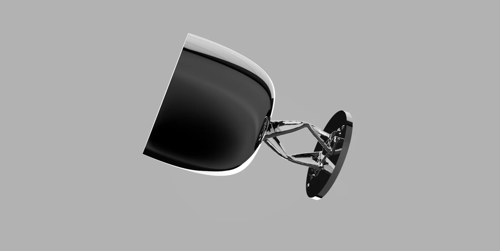Design génératif : verre noir