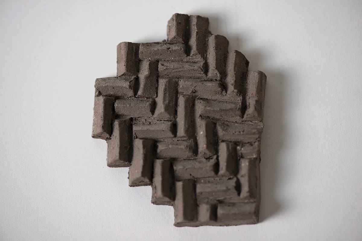 Maquette de construction et trame, vue d’ensemble