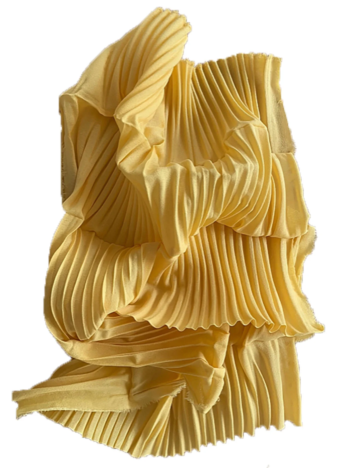 Arashi shibori : expérimentation de teinture textile