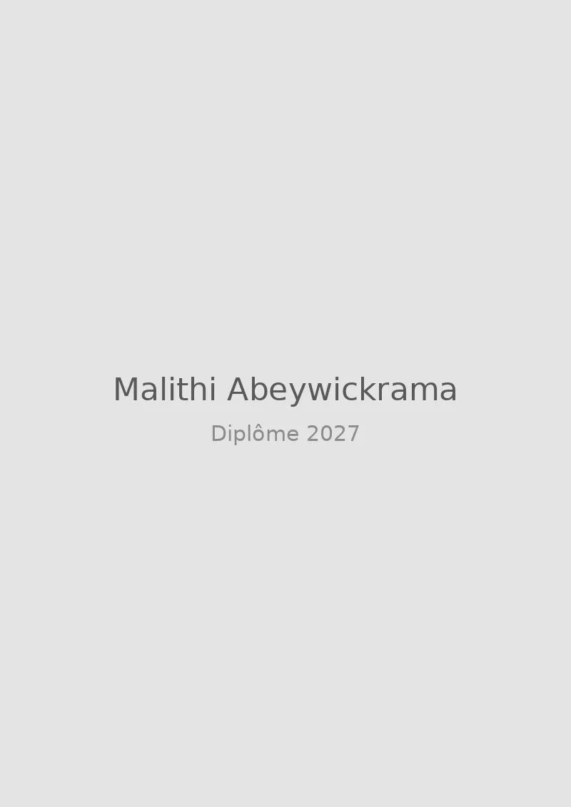 Malithi Abeywickrama