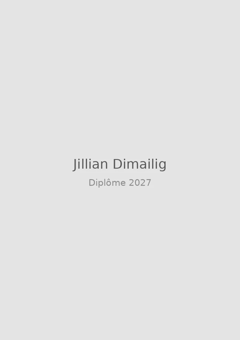 Jillian Dimailig
