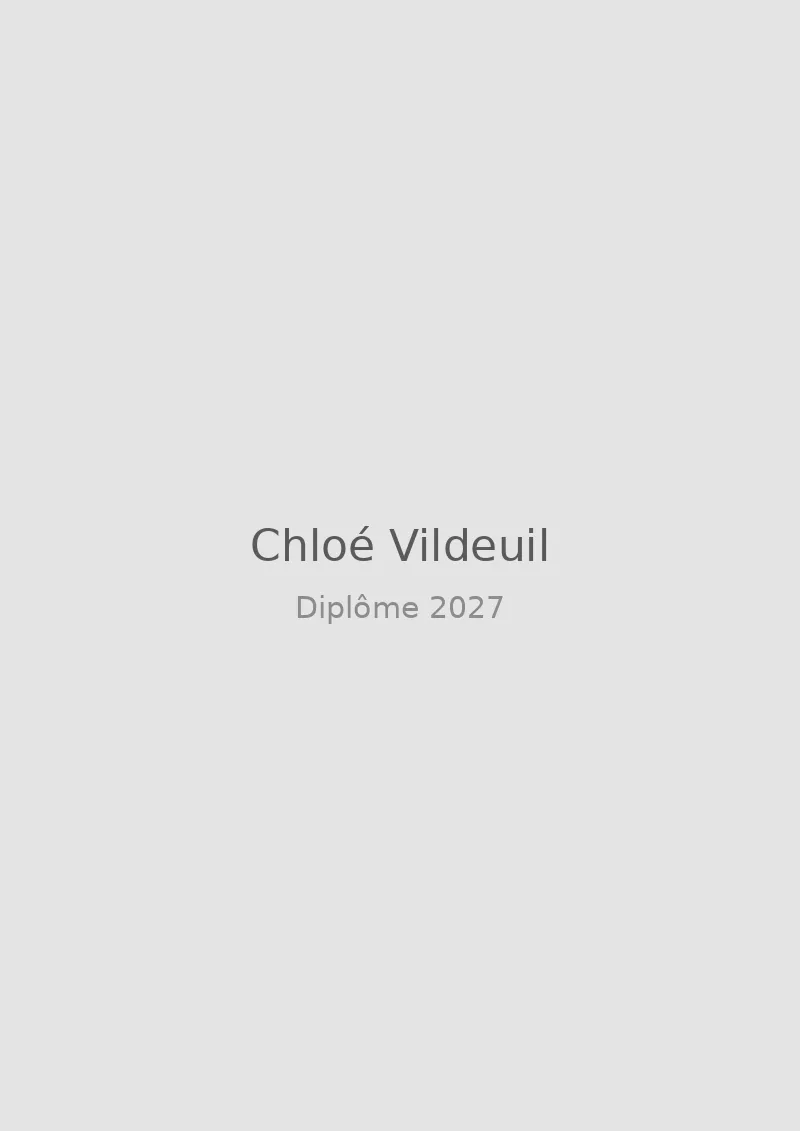 Chloé Vildeuil